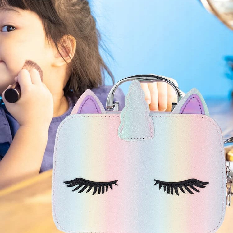 KUFEREK KOSMETYKÓW MAKEUP ZESTAW DO MALOWANIA XXL PREZENT SPA JEDNOROŻEC Płeć dziewczynki