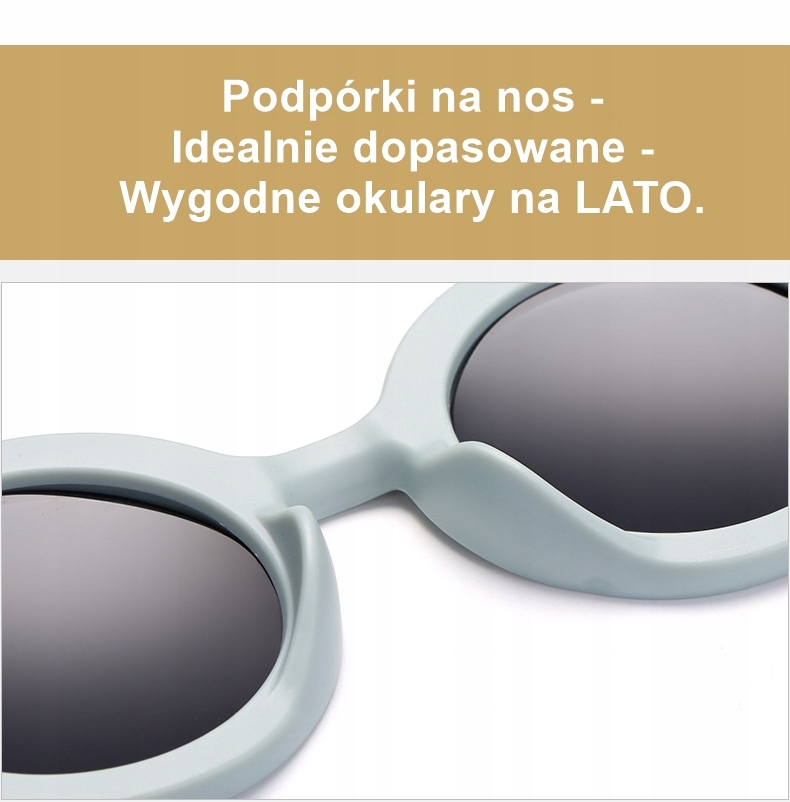 OKULARY OKULARKI LENONKI OKRĄGŁE NOWOŚĆ HIT SEZONU Kolor wielokolorowy