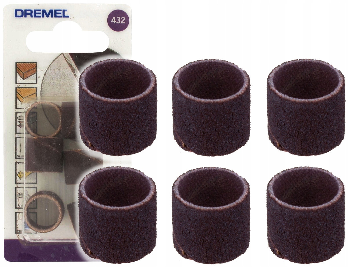

Taśma Szlifierska GR120 13mm 432 Dremel 6 sztuk