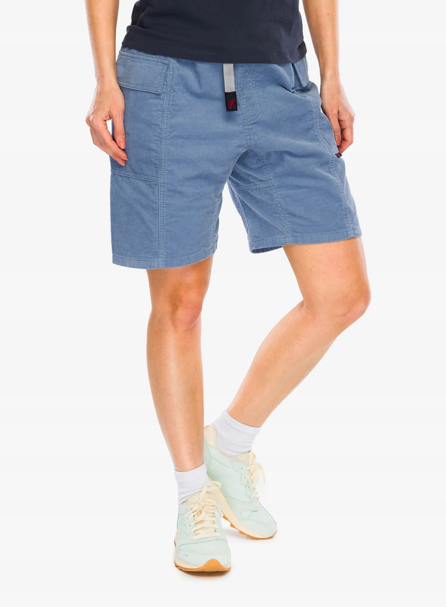 Kraťasy turistické kraťasy Gramicci Corduroy Utility Short, kouřově modrá, Xs