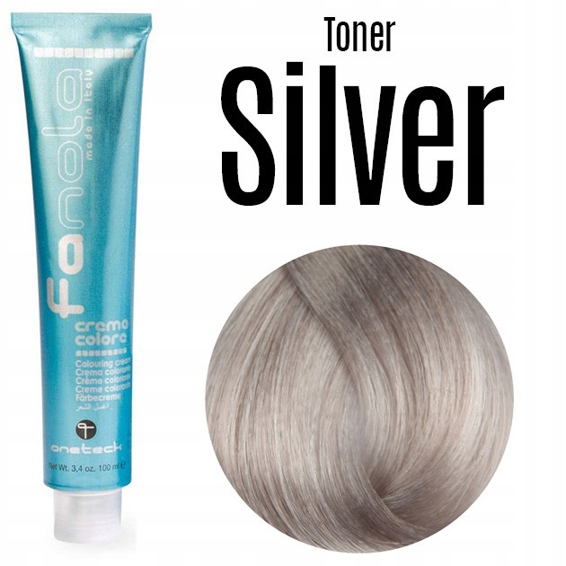 

Fanola Toner Silver Colore Farba Do Włosów 100ML