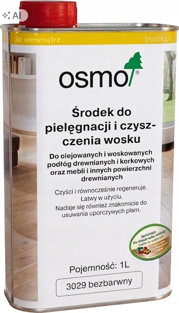 Osmo 3029 Čisticí prostředek na vosk Bezbarvý 1L