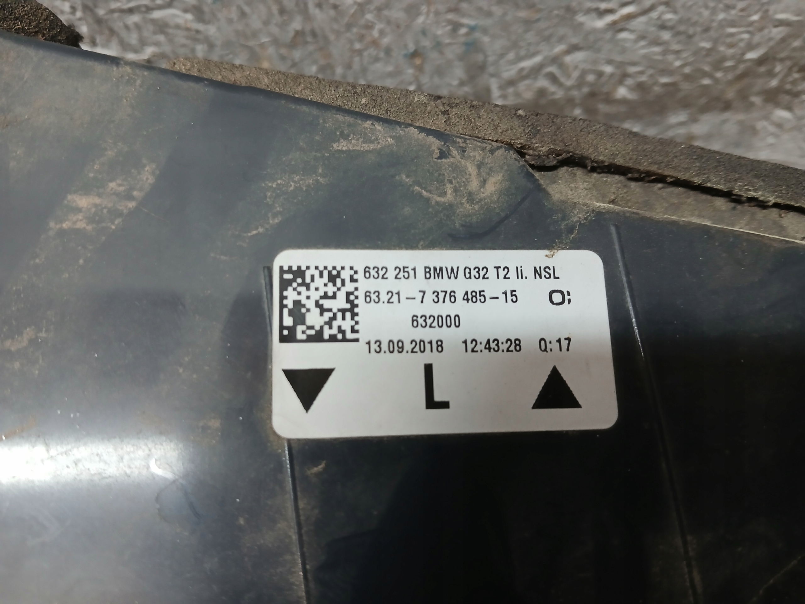 light rear part left BMW VI 6 GT G32 737648515