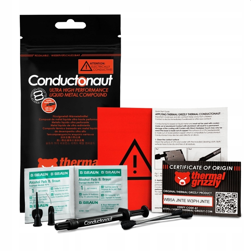 Thermal Grizzly Conductonaut 5g teplovodivá pasta tekutý kov