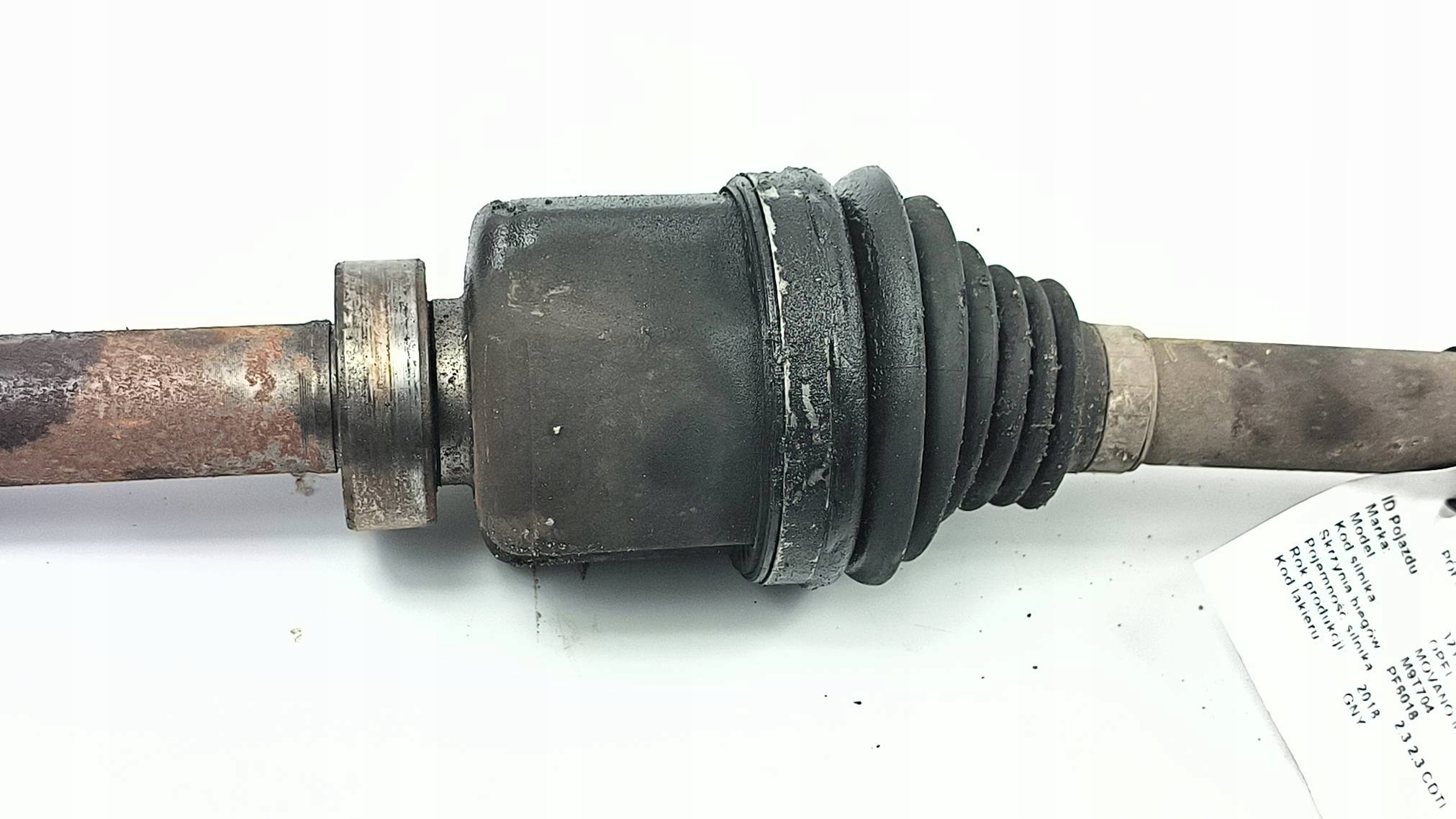 semi-axis right front OPEL MOVANO II