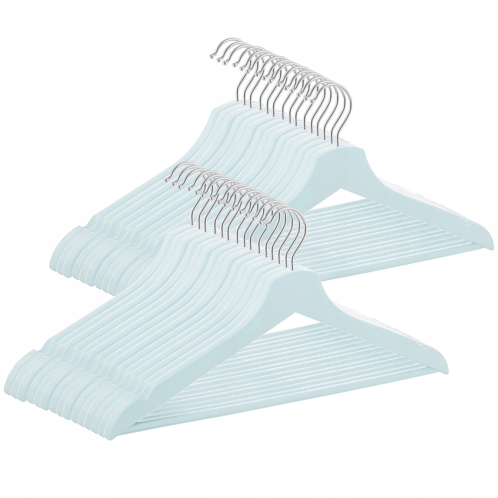 Věšáky Na Oblečení Dřevěné Modré Předsíňové 30x Oblečení Do Skříně