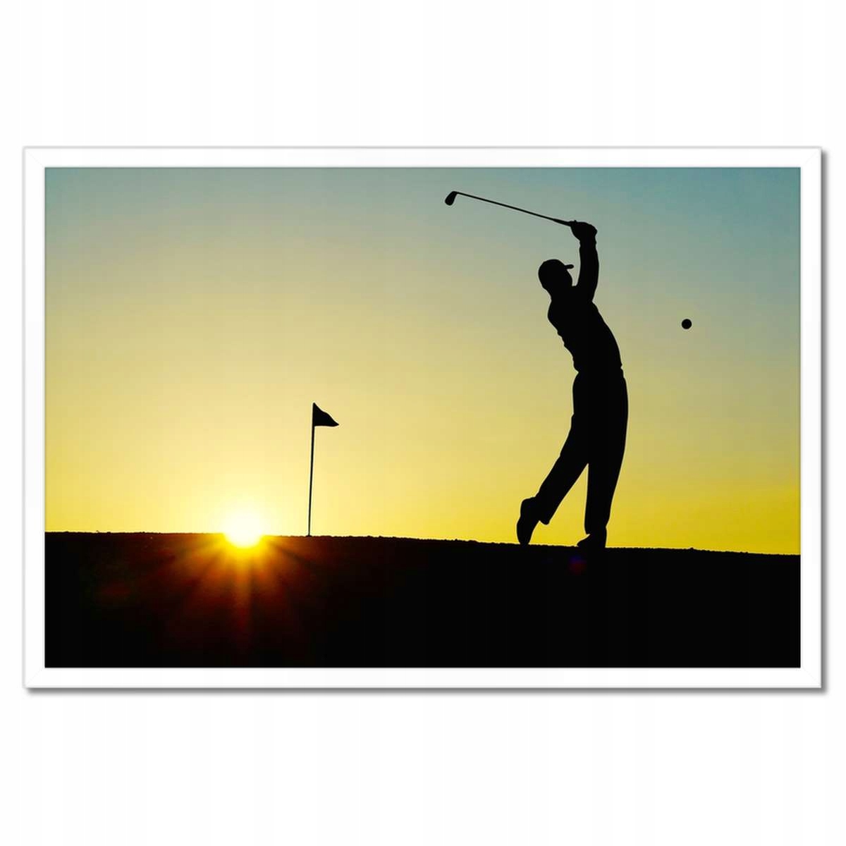 Plakáty v rámu 60x40 Golfista Celní šíp