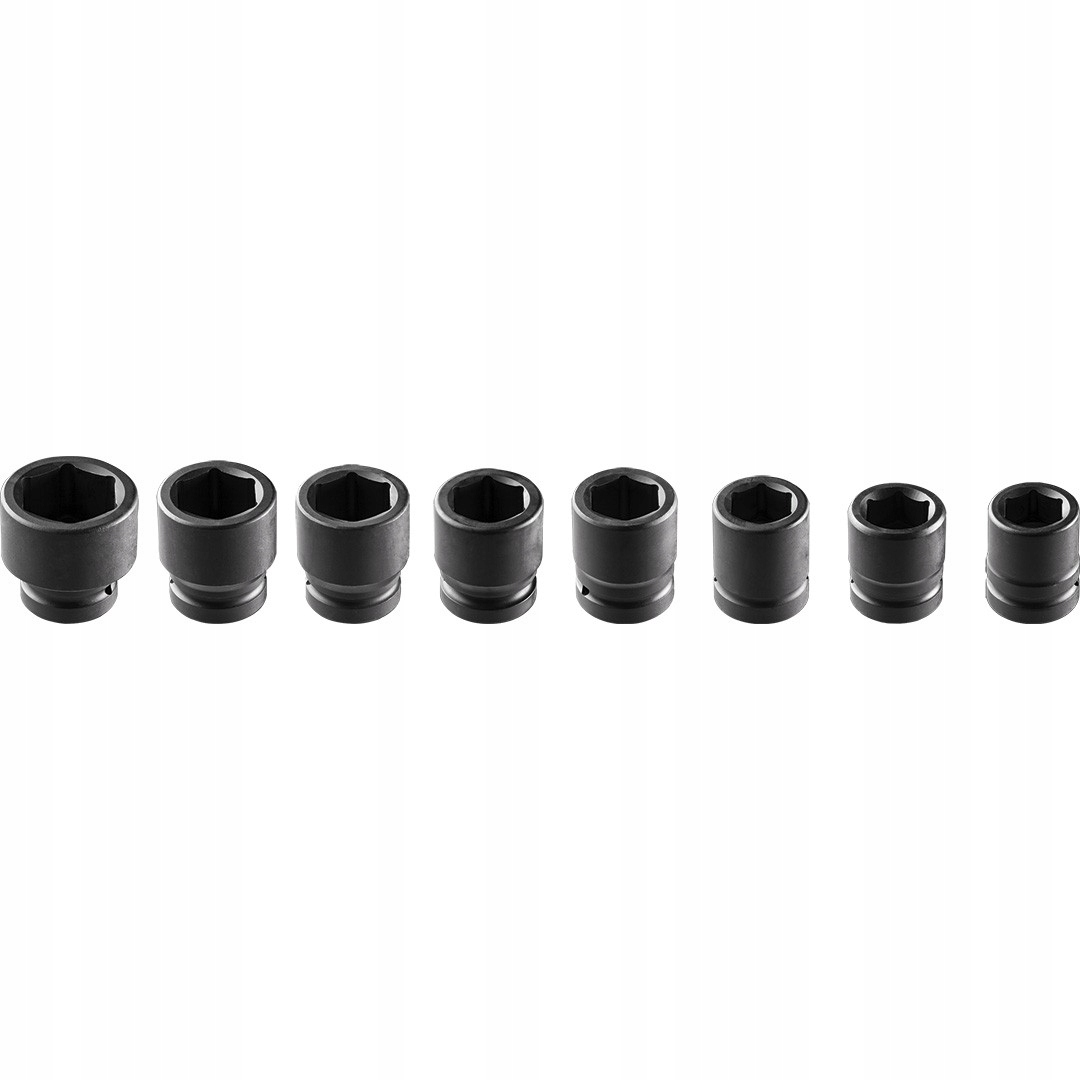 NEO ZESTAW NASADEK NASADKI UDAROWE 3/4 26-38 MM 8 SZT ZE STALI CRV 12-115 Mocowanie 3/4