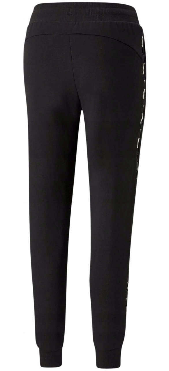 SPORTOWE SPODNIE DRESOWE DRESY DAMSKIE BAWEŁNIANE JOGGERY PUMA M Kolor czarny