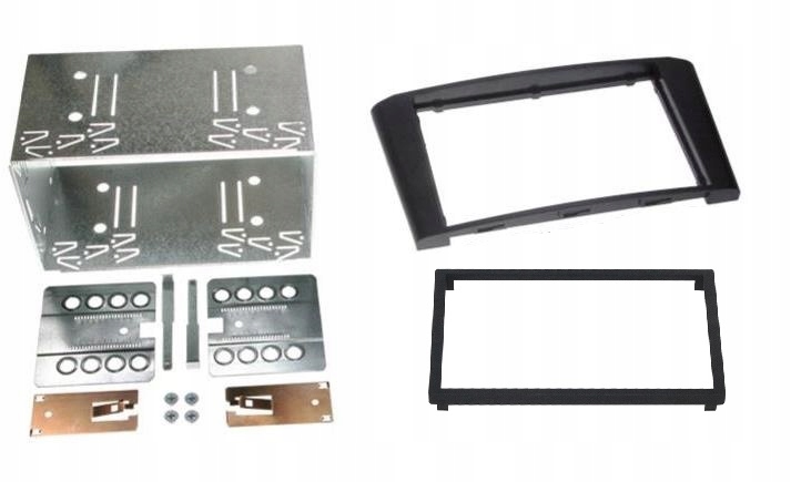 TOYOTA AVENSIS T25 03-09 RAMKA RADIOWA 2DIN CZARNA