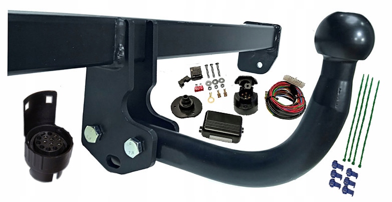 HAK HOLOWNICZY z MODUŁEM7PIN+WIĄZKA PEUGEOT PARTNER 2II+TEPEE L1 2008do2018 Producent Bizub Hak-Pol