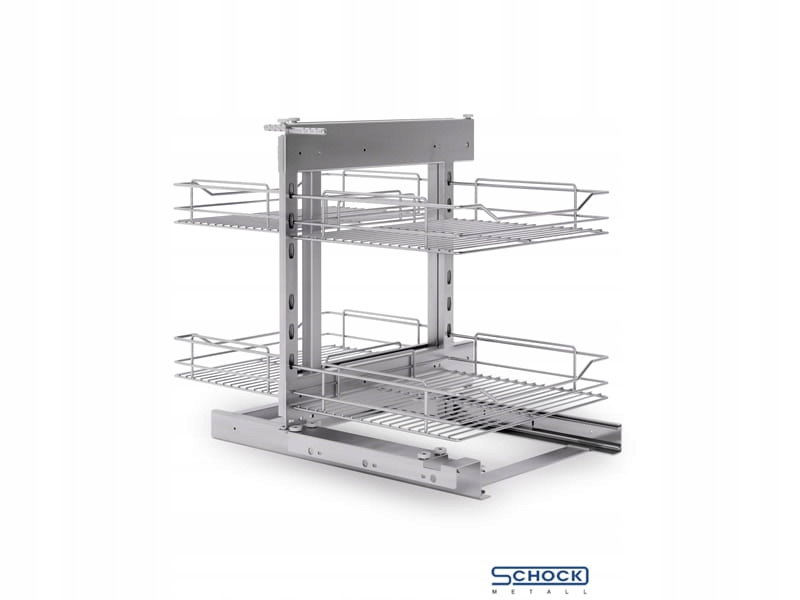 Kosz MAGIC CORNER 1200 MIĘKKI DOMYK CHROM