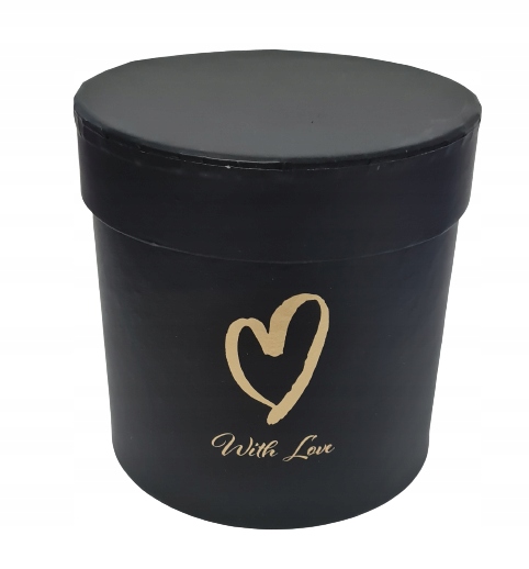 

Flower box pudełko na kwiaty fi 11cm czarny