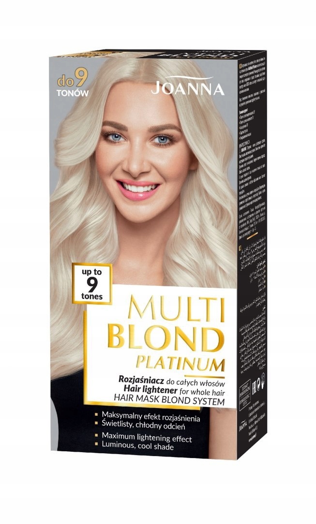 

Joanna Multi Blond Platinum rozjaśniacz 9 tonów