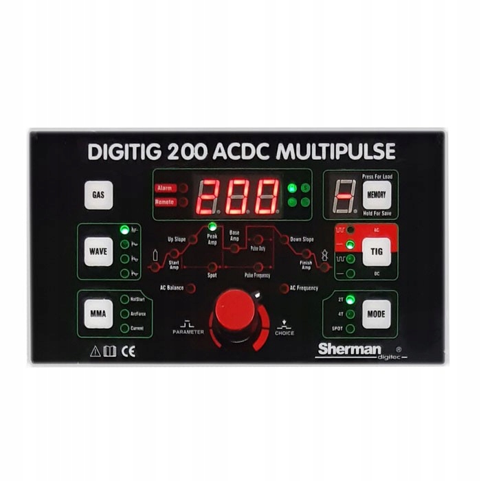 Spawarka SHERMAN DIGITIG 200 AC/DC MULTIPULSE 200A Marka Sherman
