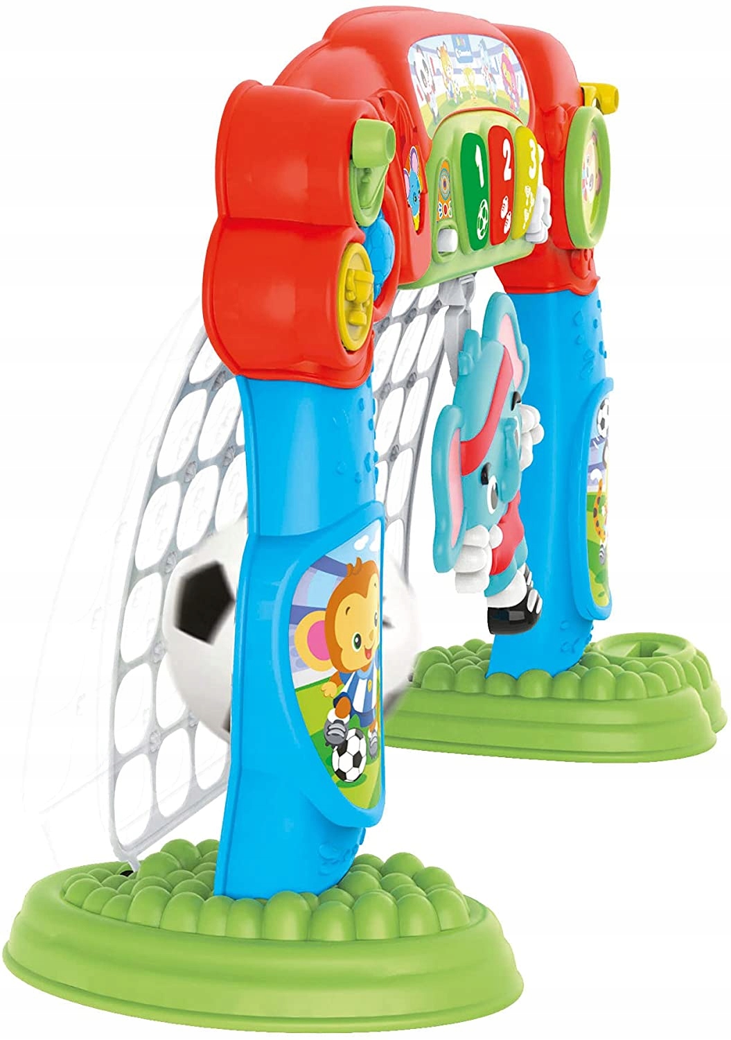 CLEMENTONI BRAMKA INTERAKTYWNA 2w1 mówi PL ANG OUTLET Szerokość produktu 58 cm