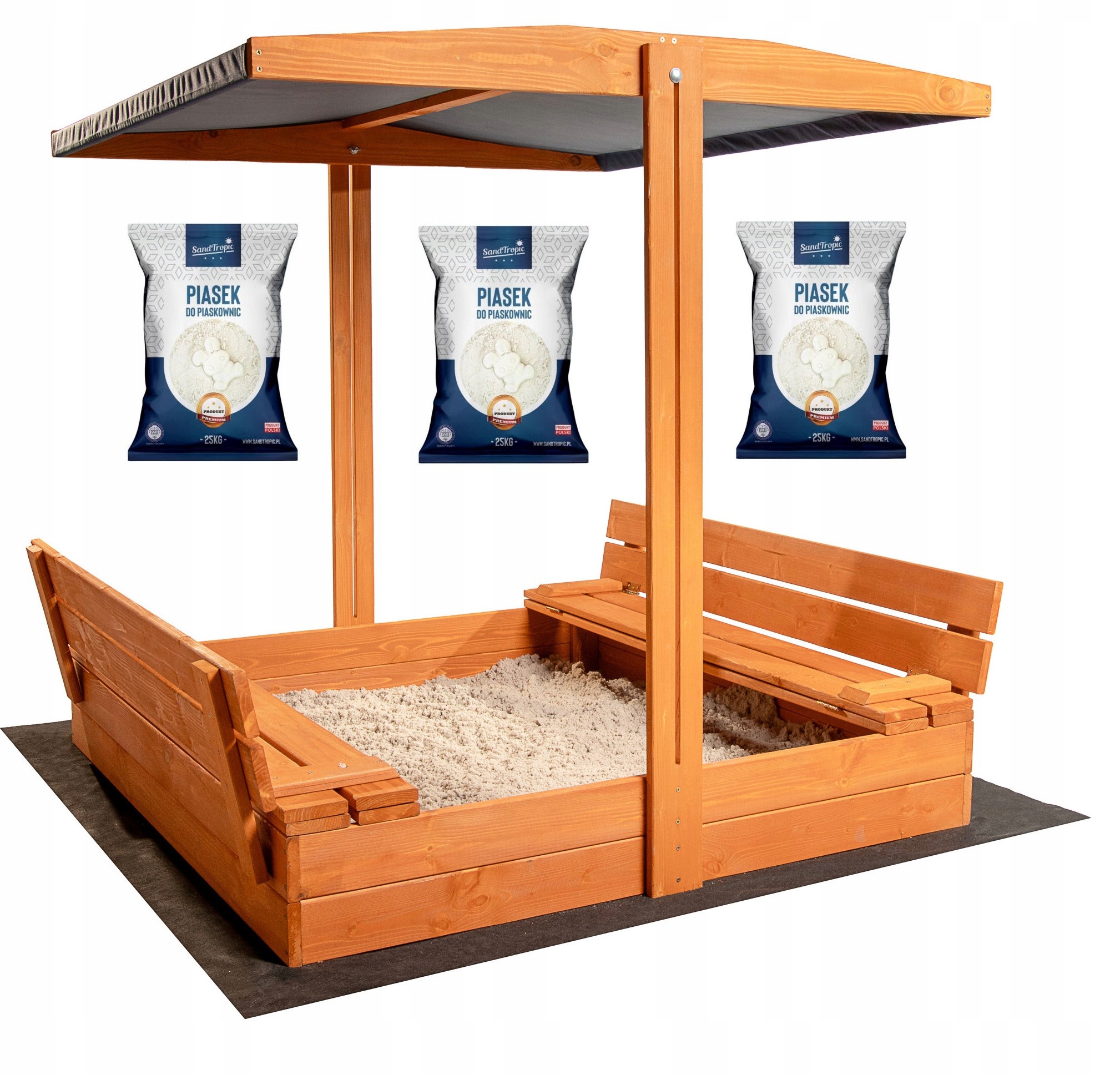 PIASKOWNICA IMPREGNOWANA DREWNIANA DASZEK 120 IMIE DZIECKA PERSONALIZACJA Kod producenta SSB20i