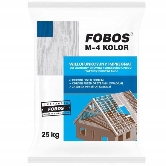 Luvena Fobos M-4 Kolor 25kg Impregnat Do Drewna Konstrukcyjnego I Tarcicy
