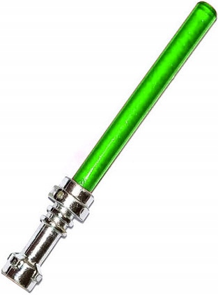 Lego Star Wars Světelný meč Chrom Green 577c01
