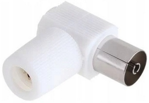 

Gniazdo antenowe Tv na kabel kątowe Hq GNI0257