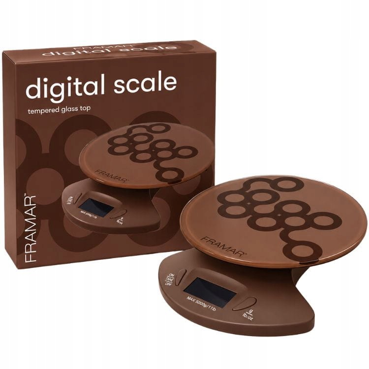 Framar Digital Scale Chocolate Profesjonalna Cyfrowa Waga Fryzjerska