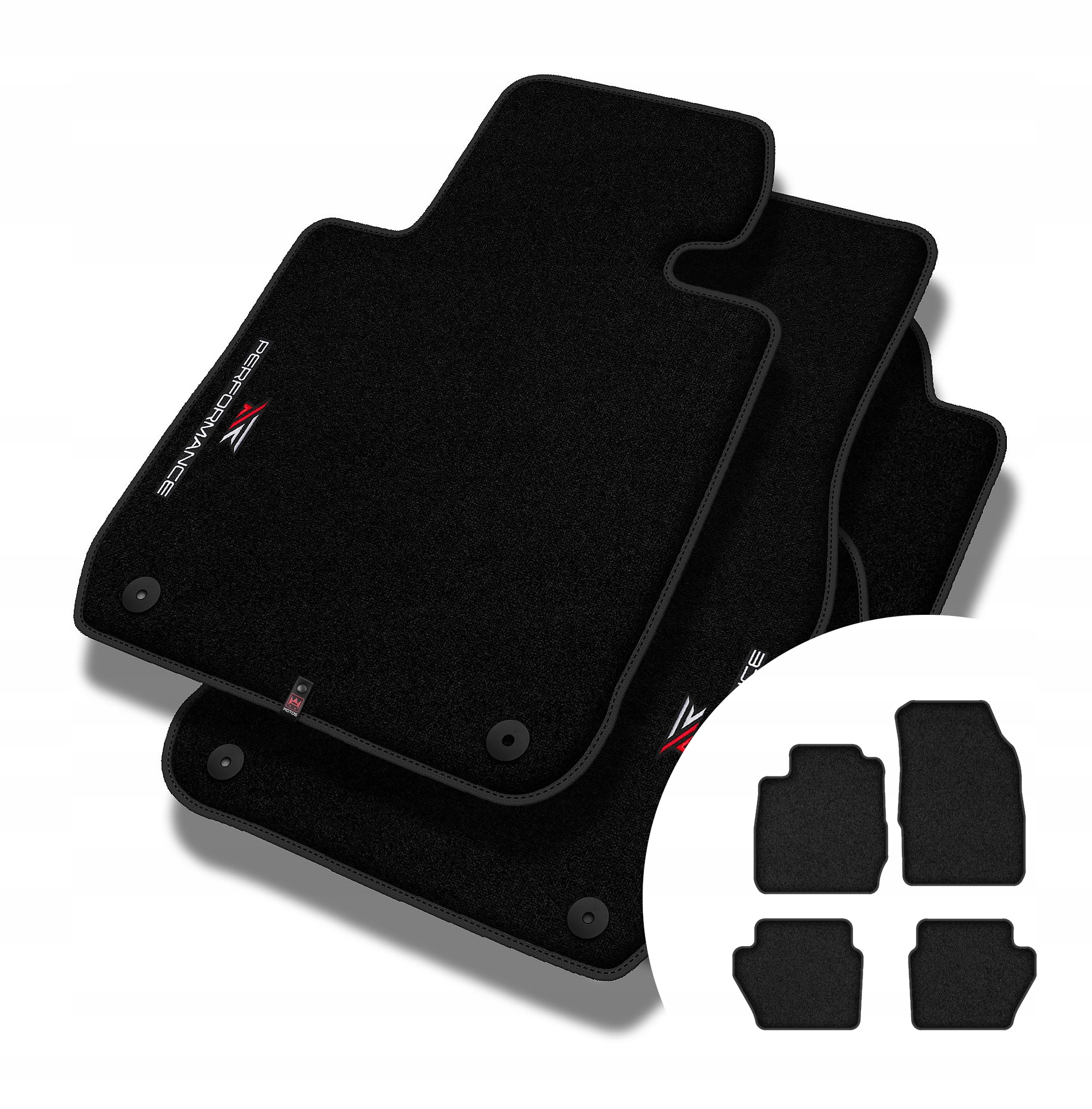 Velúrové koberčeky Performance Premium pre Ford Fiesta VI 2008-2012