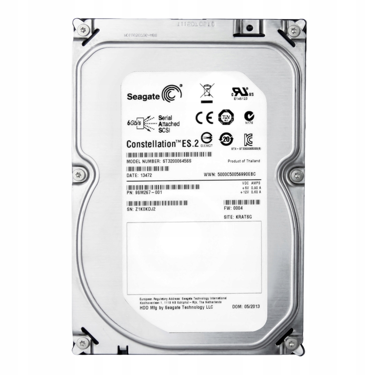 Seagate Constellation ES.2 2TB 7.2K 64MB SAS-2 3.5'' ST32000645SS