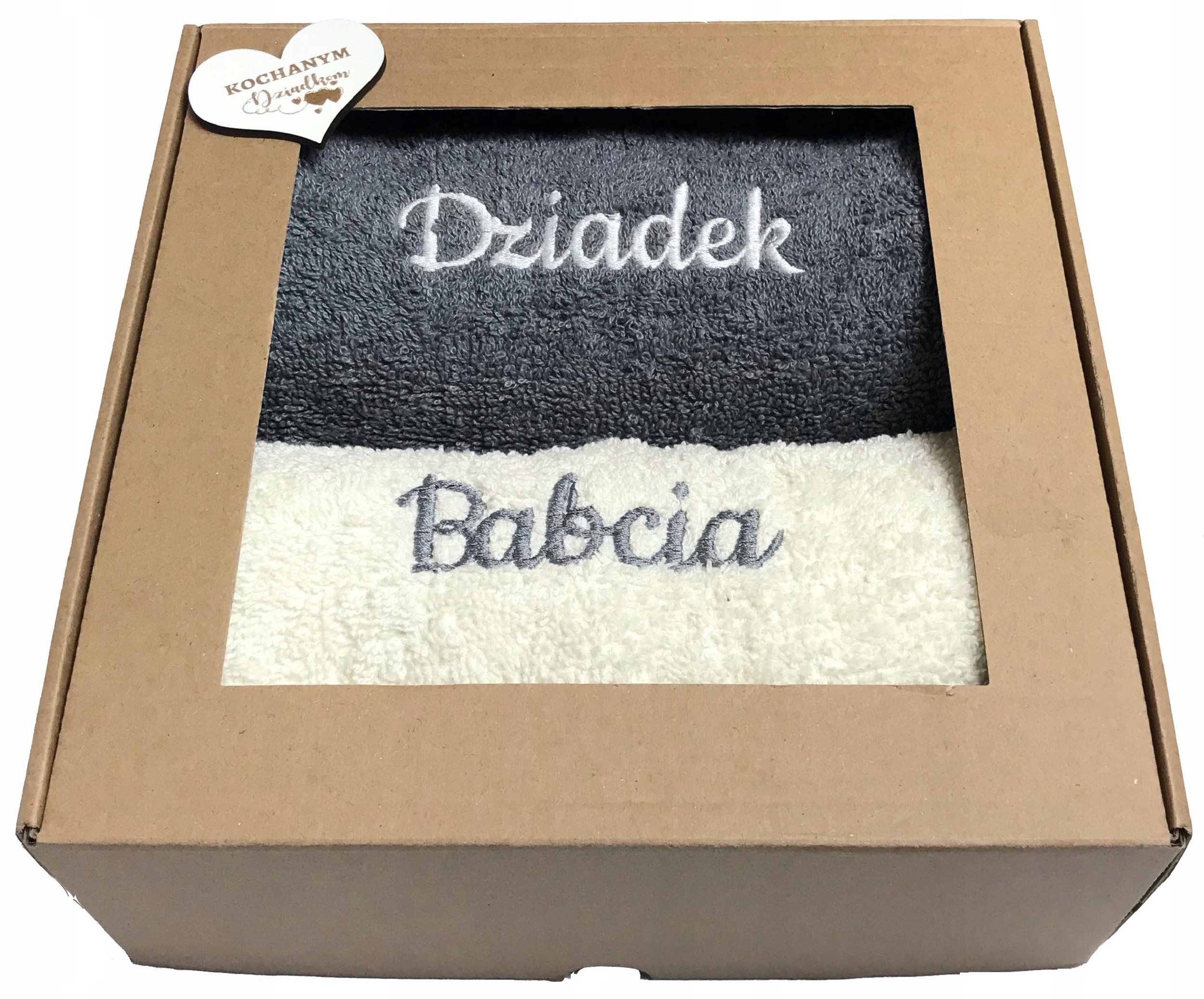 

Prezent Dzień Babci Dziadka Zestaw Ręczników Haft