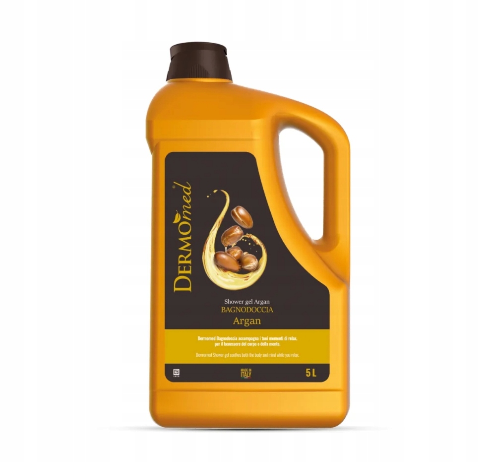 Italský sprchový gel Dermomed Argan 5000 ml HoReCa