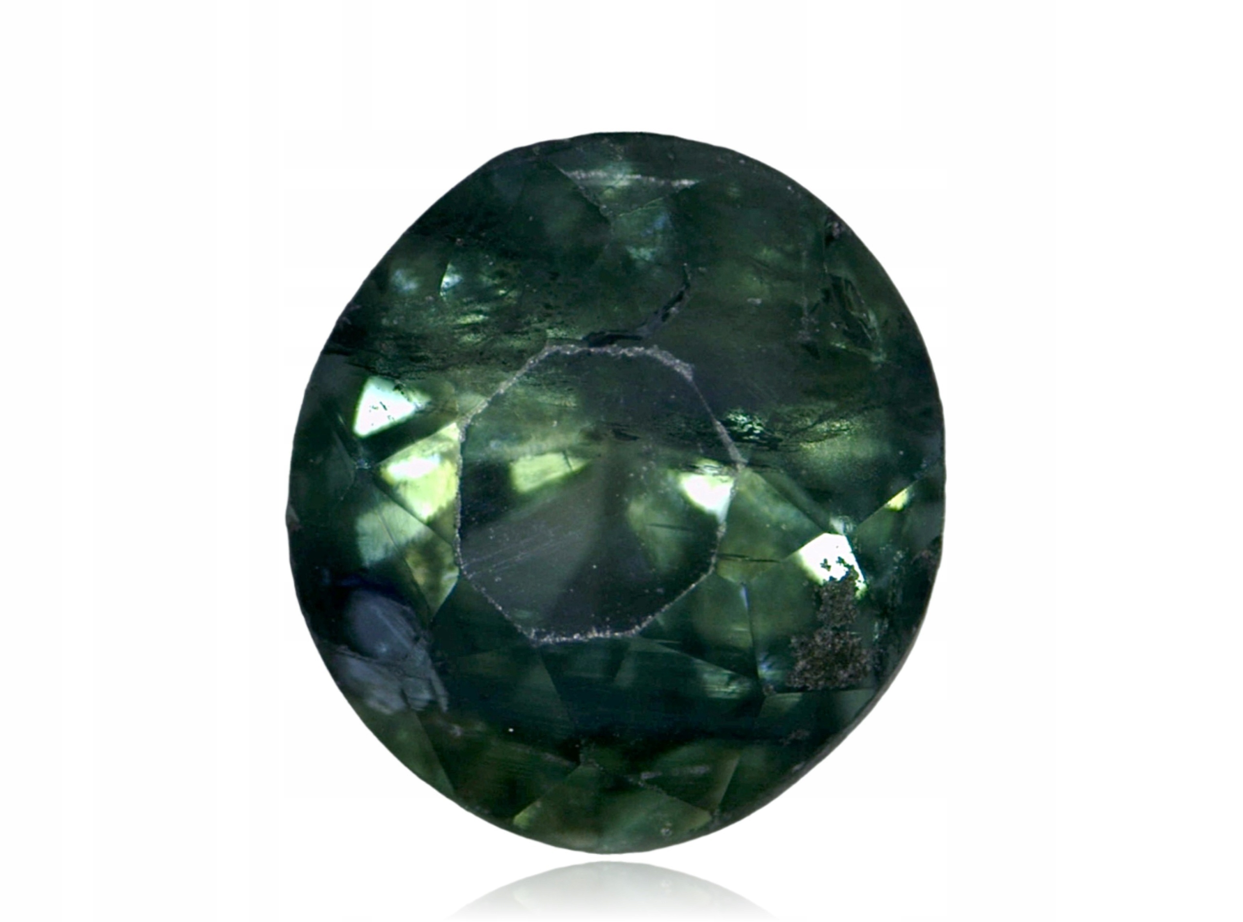 Safír Zelený 0.23ct Kulatý eCertifikát Wbd