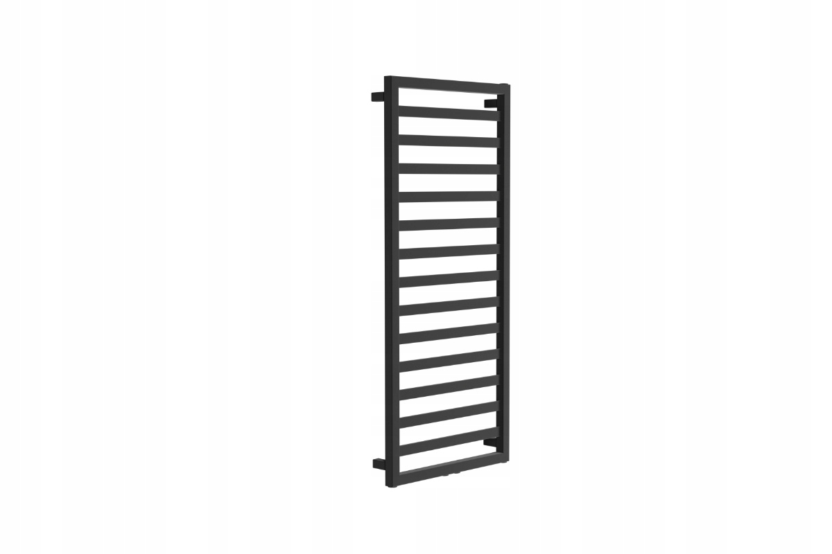 Koupelnový radiátor Brego 115 x 50 cm černý mat, moderní design