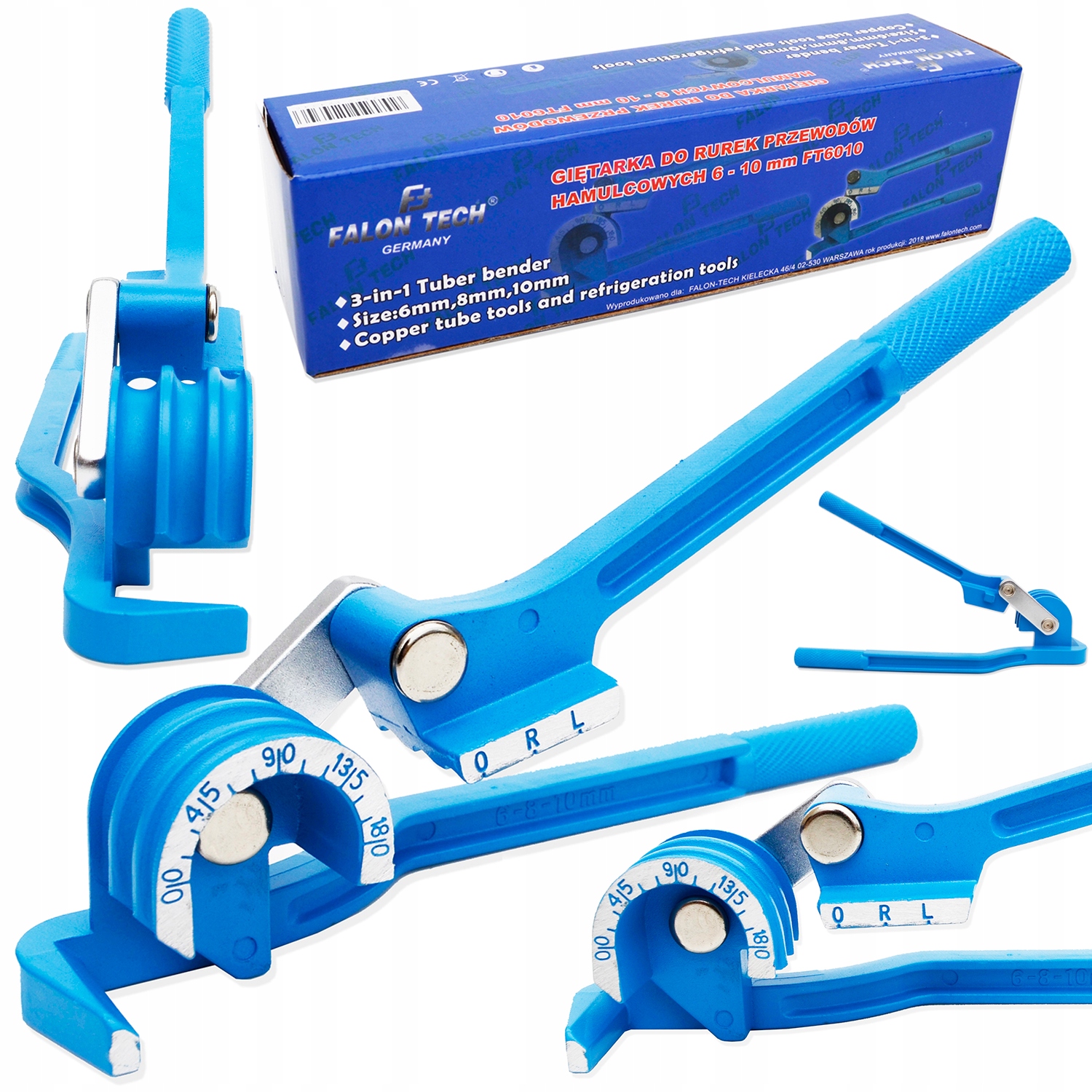 GIĘTARKA DO RUR PRZEWODÓW HAMULCOWYCH 6-10mm FALON-TECH