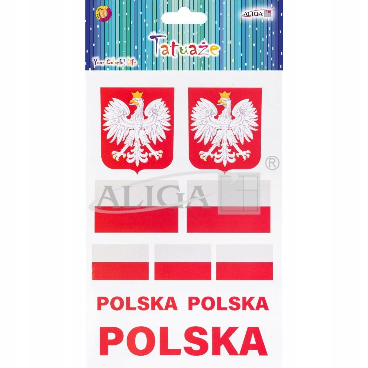 Tatuaże do ciała 14x21cm TAT-0673 Aliga