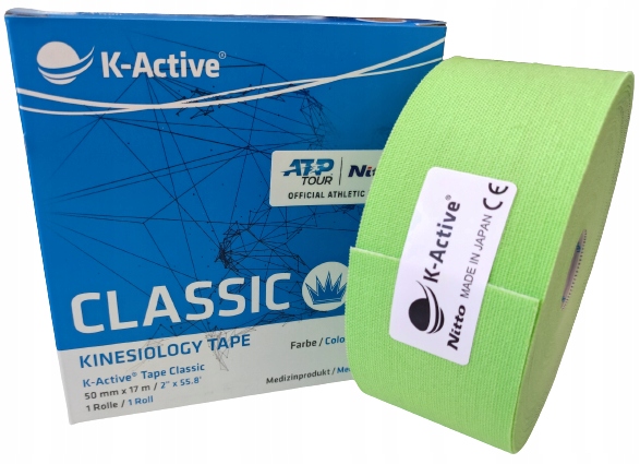 

Japan taśma 17m kinesiology tejpy tape Zielona