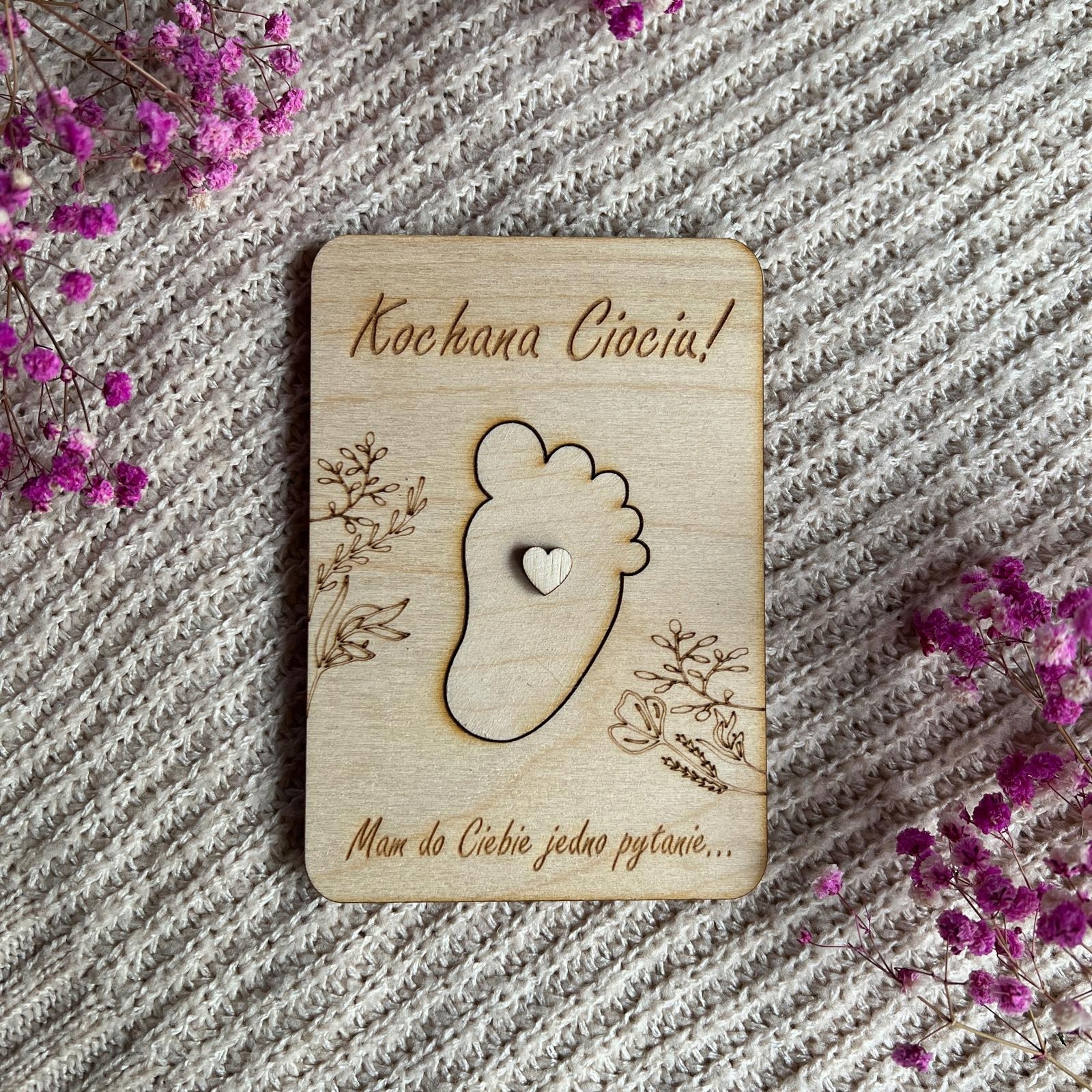 Ciociu CZY ZOSTANIESZ MOJĄ CHRZESTNĄ CHRZESTNYM Prośba do Chrzestnych EAN (GTIN) 5906118480510