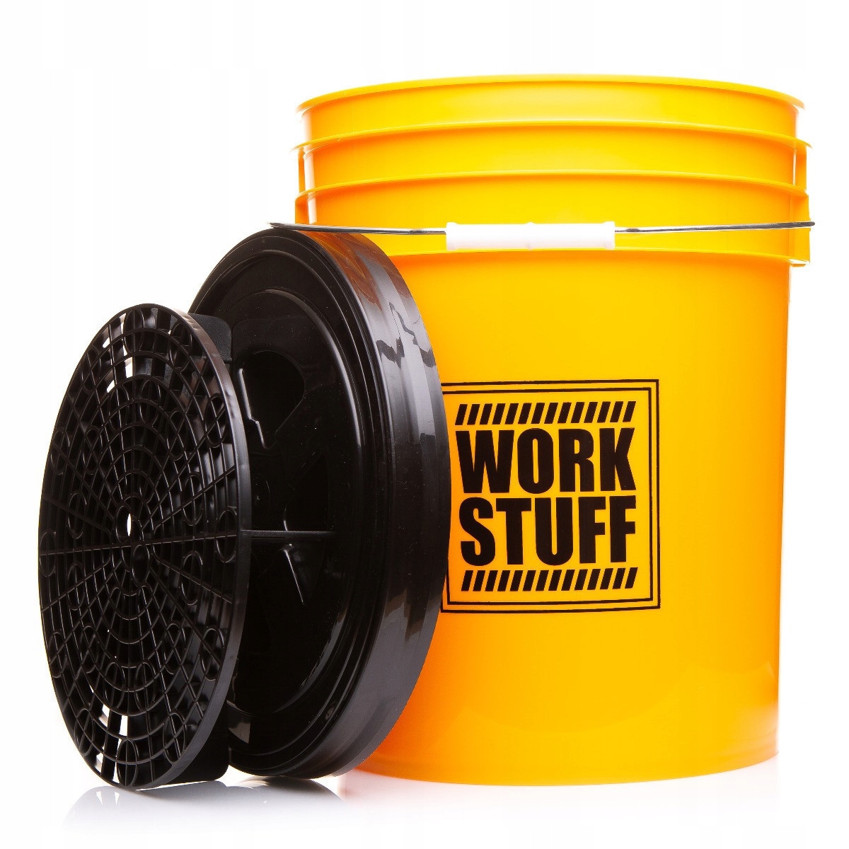 Zestaw Wiadro do Mycia Auta Wash Separator Czarny Pokrywa 20L Work Stuff