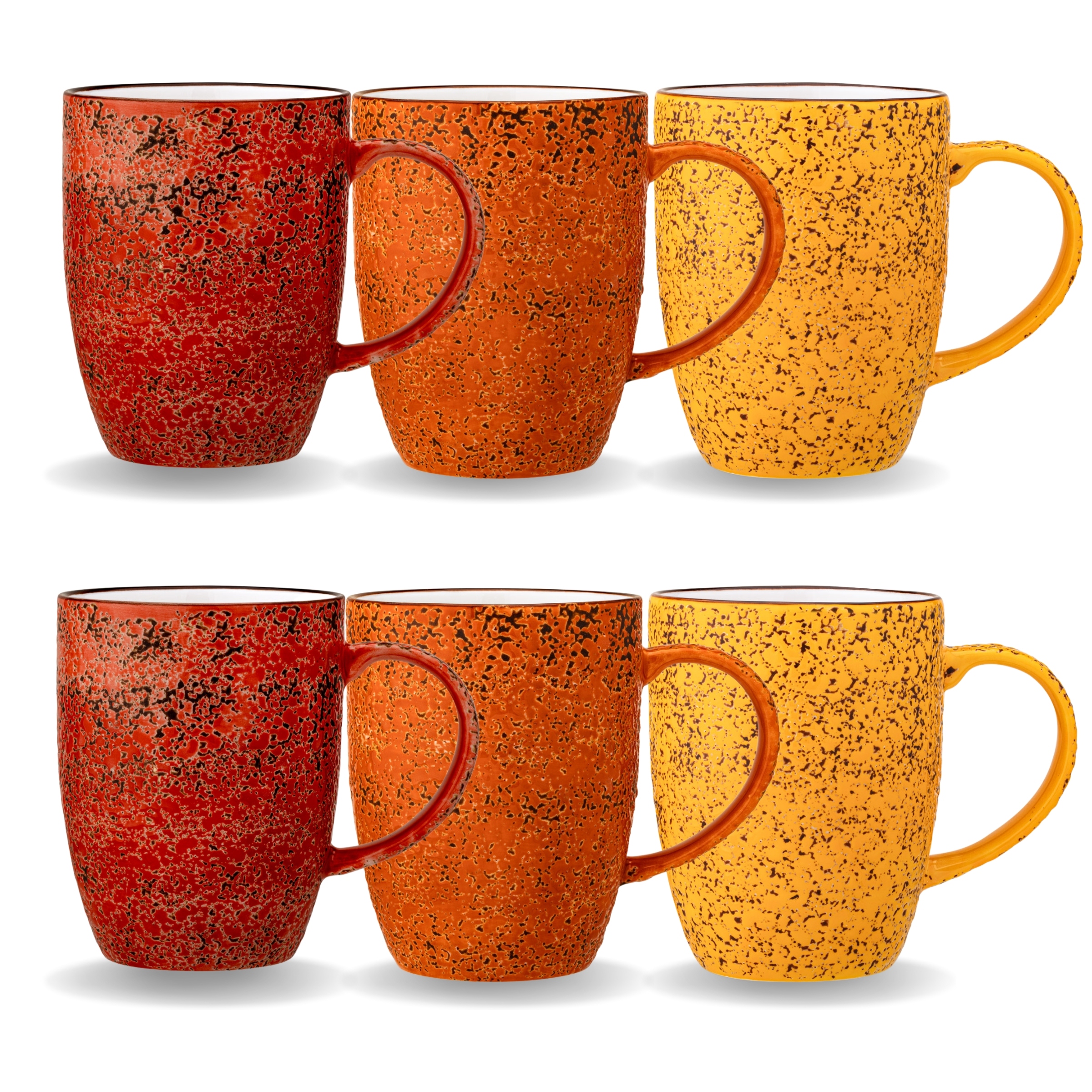 

Kubek 460 ml kolorowy porcelanowy zestaw 6 szt