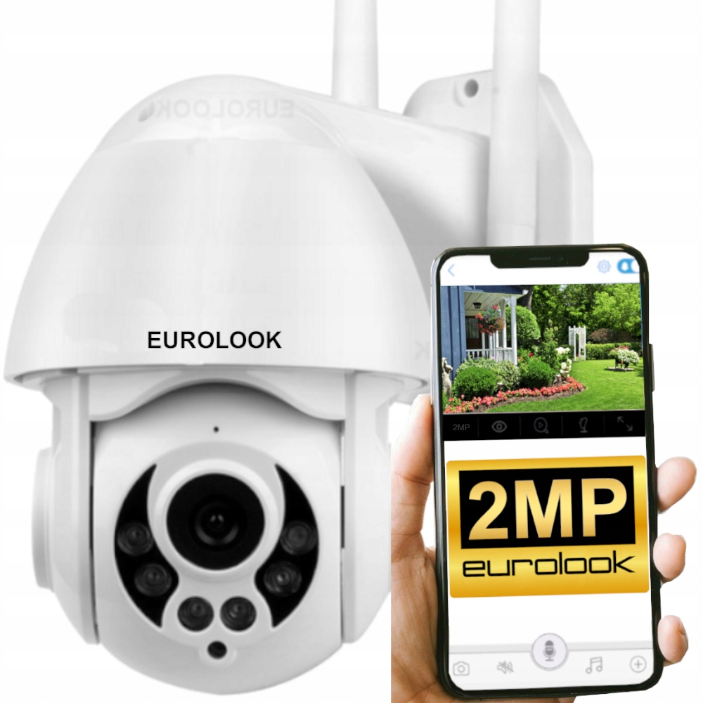 

Kamera obrotowa Ip Wifi zewnętrzna Full Hd 4X Zoom