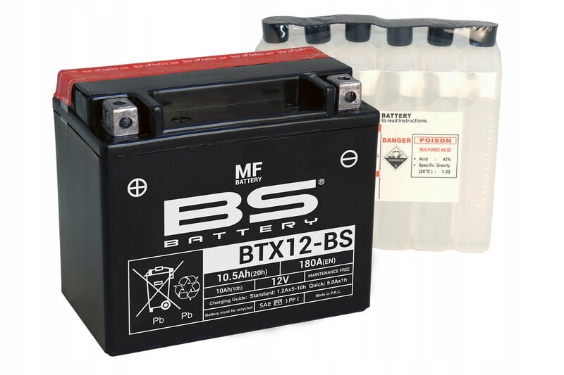 Bs Battery Bezúdržbová baterie s kyselinou BTX12 300603