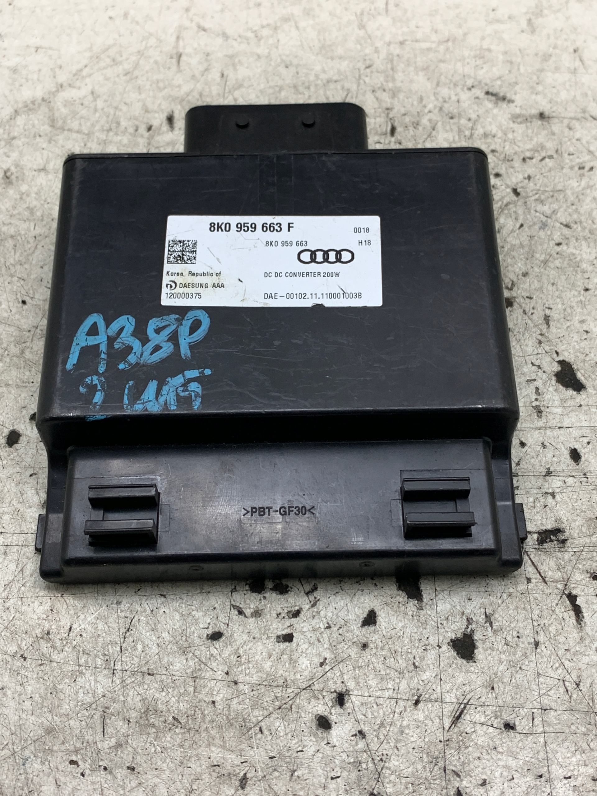 modulo STABILIZATOR di tensione 8K0959663F AUDI