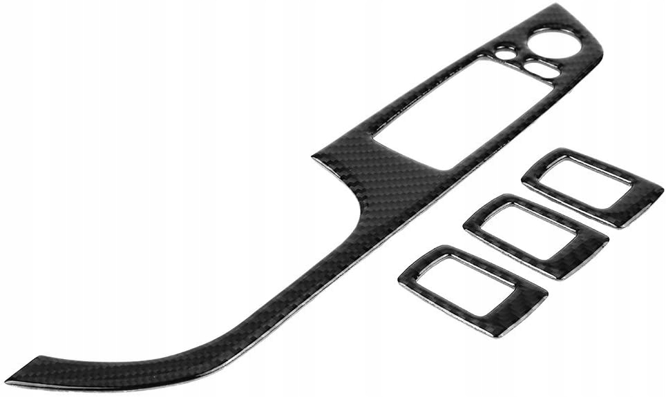 NAKŁADKI PRZEŁĄCZNIKÓW SZYB DRZWI BMW CARBON 3 E90 Funkcje szyby