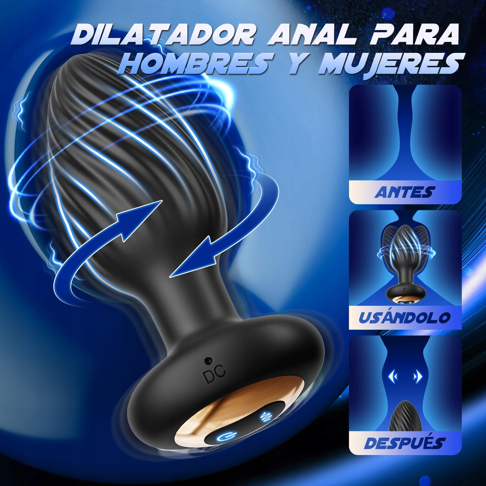 ANALVIBRATOREN Dla Mężczyzn Wibrator Analny Stymulacja Prostaty 7 Trybów — miniatura 4