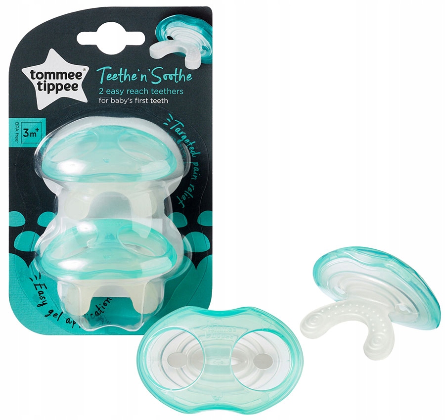 Gryzak Dziąsełko na ząbkowanie masowanie Tommee 2x Kod producenta 5010415364500