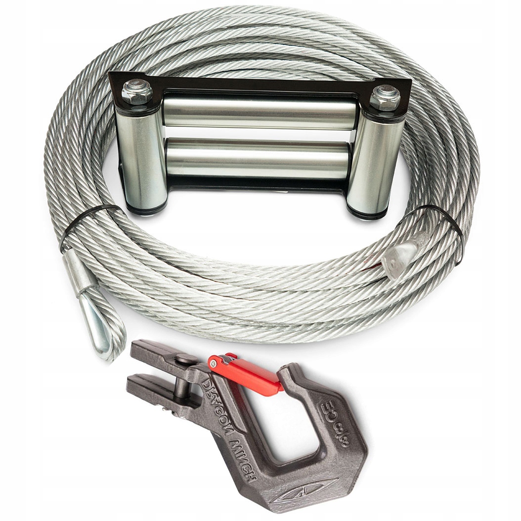 LINA STALOWA + PROWADNICA ROLKOWA DO WYCIĄGARKI 12000 13000 14000