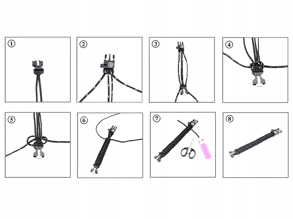 Thumbnail for version as of 12:25, 16 January 2014 Paracord bracelets, Nut brace
