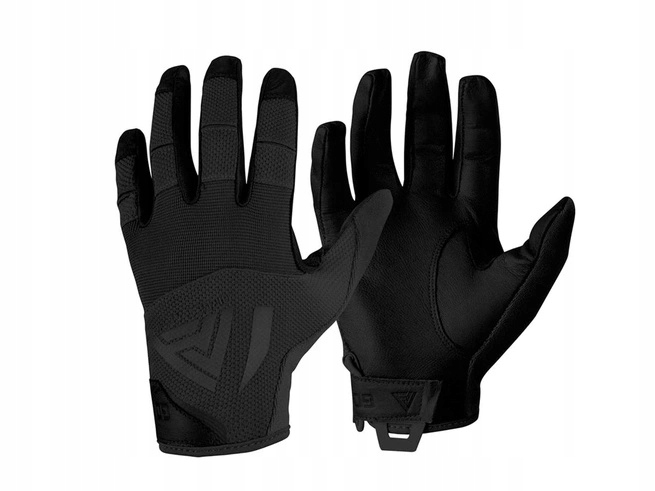 Rękawice taktyczne Helikon Direct Action Hard leather czarne XL