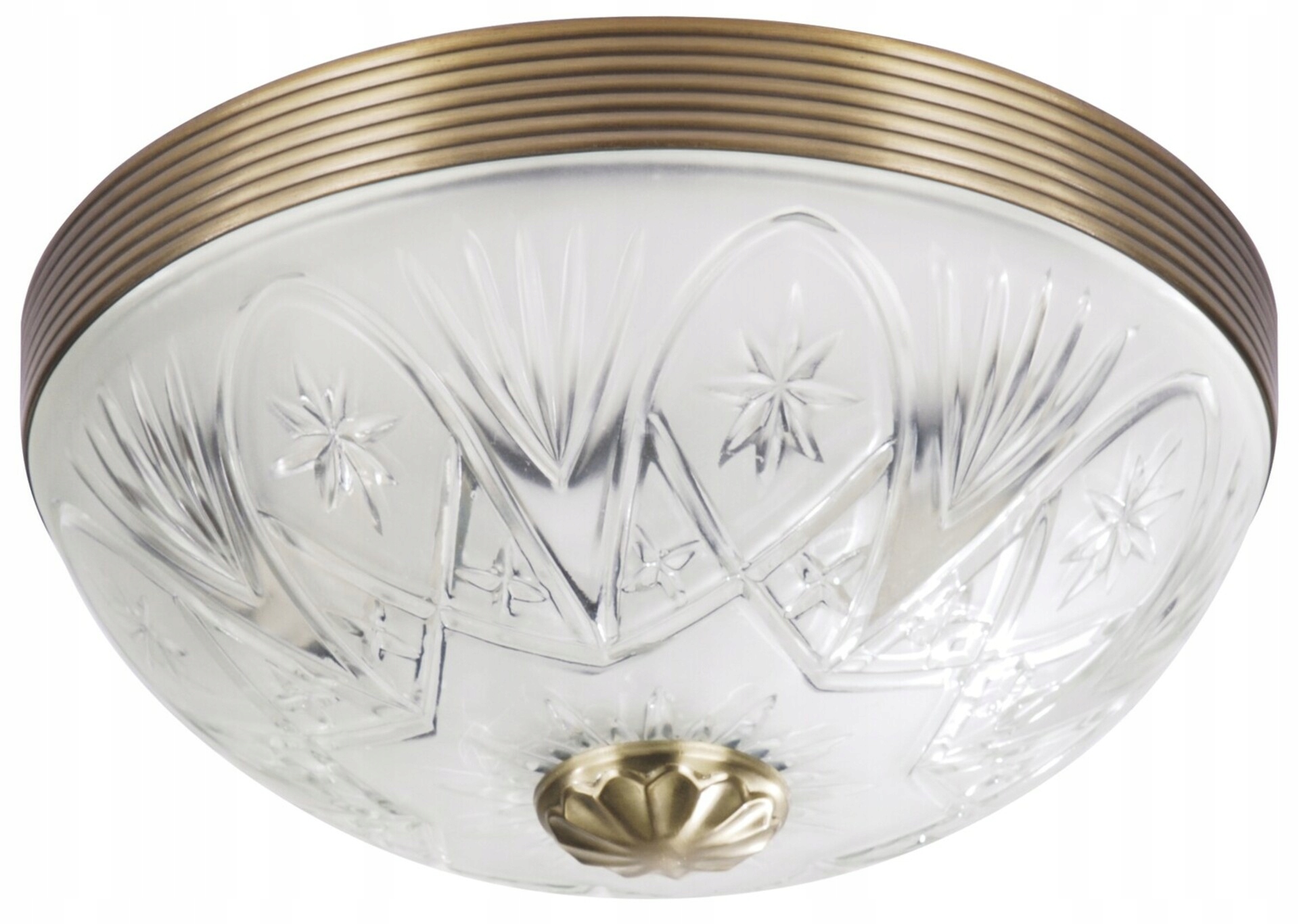 Rabalux Annabella stropné svietidlo, E27, 2x60W, bronzová, sklo, Ø32cm