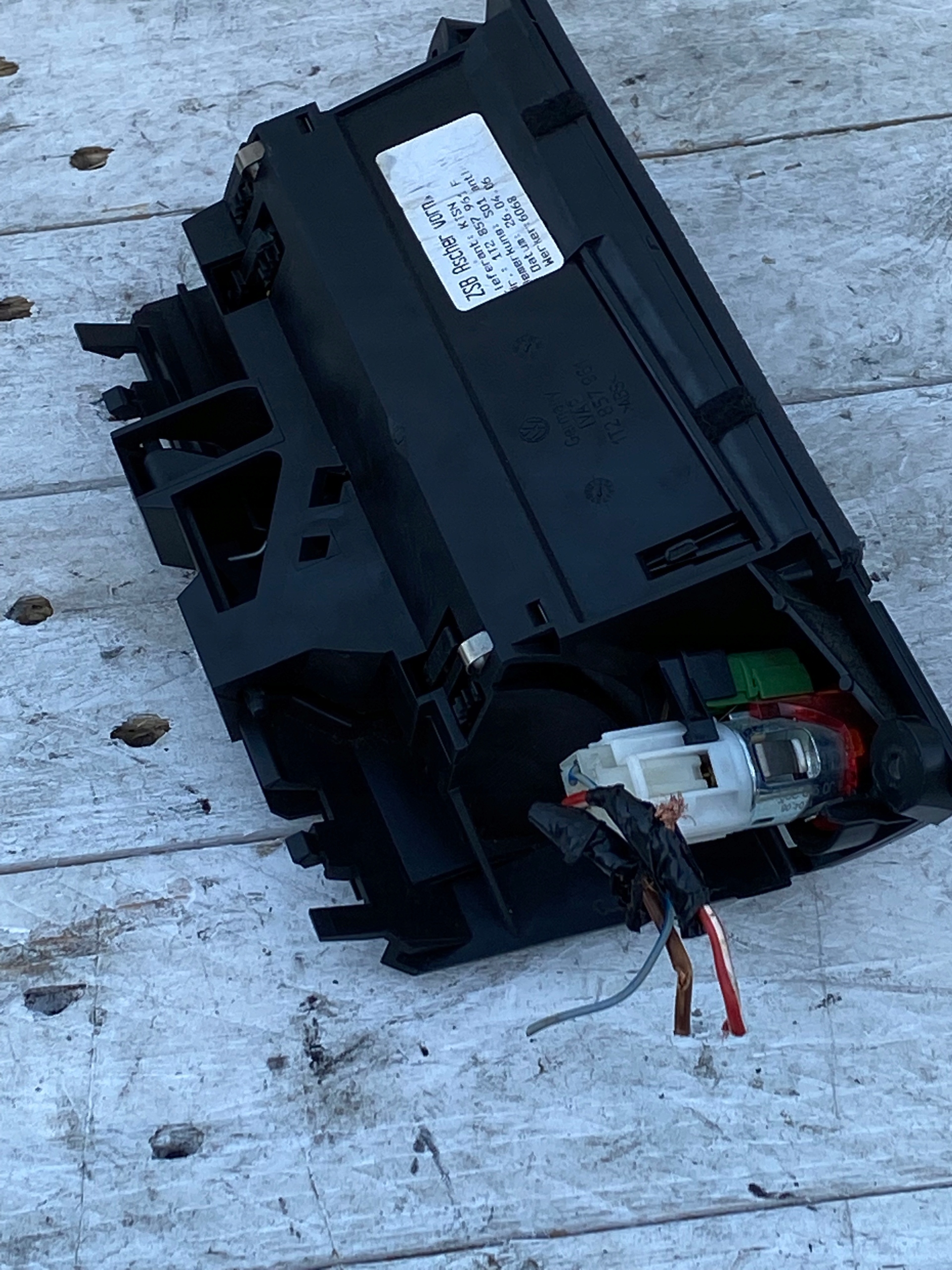 VW TOURAN e Posacenere ANGLIK 1T2857961