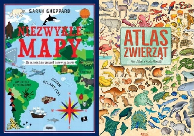 mapy Atlas zwierząt