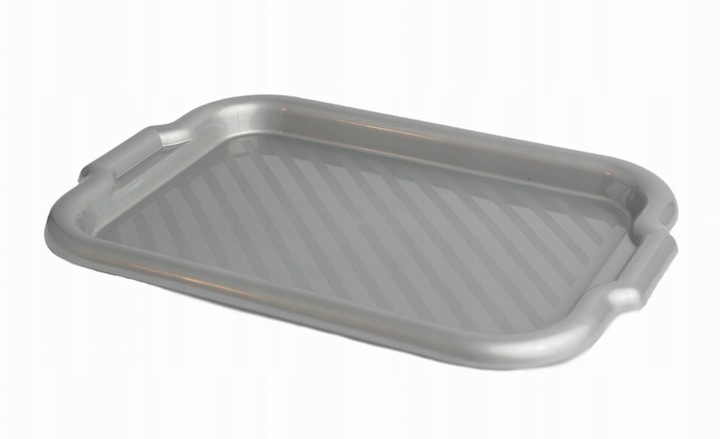 TACKA PLASTIKOWA ŚNIADANIOWA KUCHENNA ŻYWNOŚĆ BAROWA SPOŻYWCZA MAŁA 39x27cm